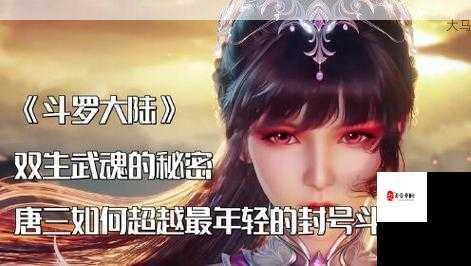 斗罗大陆，解锁双生武魂的奥秘